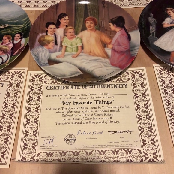 Sound of Music Plate Collection (Set of 7) - Picture 4 of 8